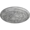 Ekena Millwork Tellson Ceiling Medallion (Canopies up to 6 3/4"), 30 5/8"OD x 2 1/2"P, Ultra Pure White Crackle CM30TEUWC - alternate 3